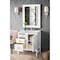 James Martin Vanities Addison 30in Single Vanity, Glossy White w/ 3 CM Eternal Jasmine Pearl Quartz Top E444-V30-GW-3EJP - alternate 4